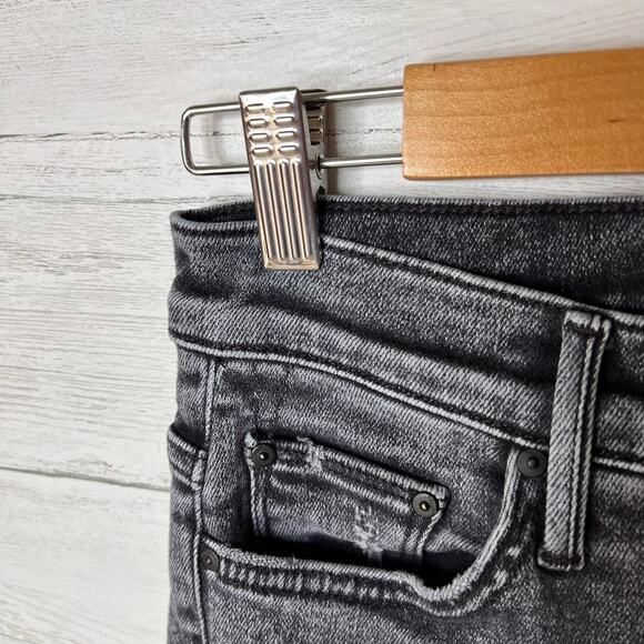 Mother Jeans Womens Size 27 Black The Insider Crop Step Away in Train Stops - Picture 11 of 16